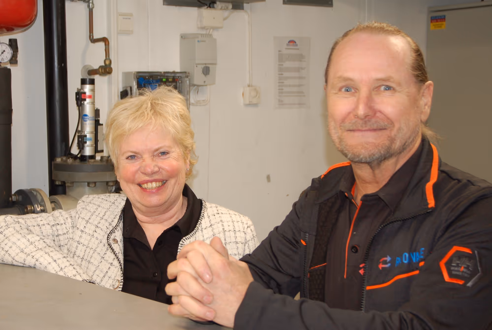 Bodil Vekseth og Frank Pettersen Bodil Vekseth og Frank Pettersen. Foto: LeanEnergi