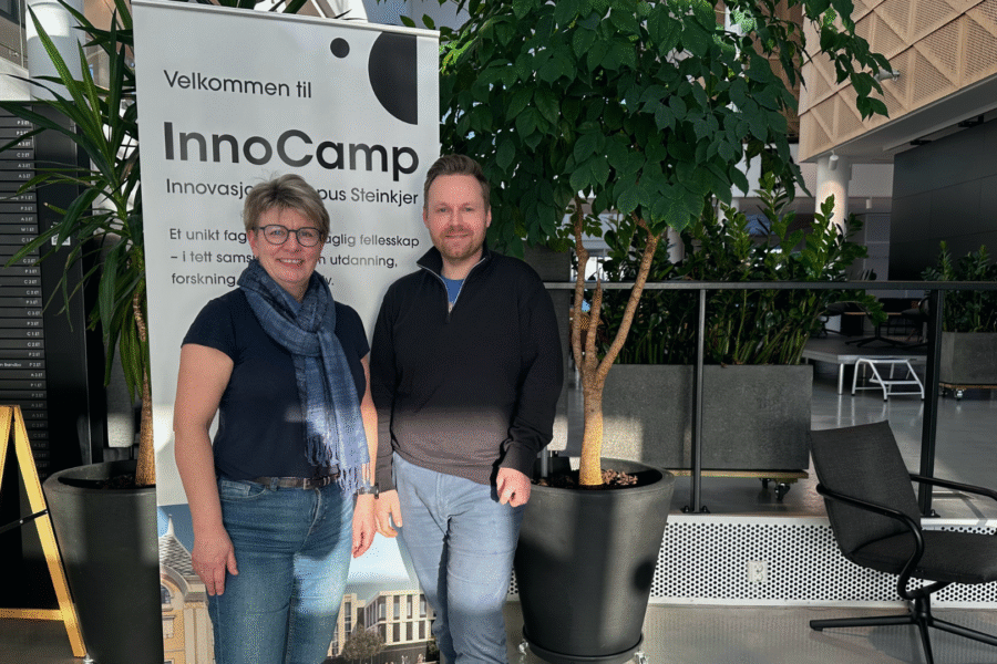 Marit Haugen og John Hegdal. Foto: Nathalie Holmsve