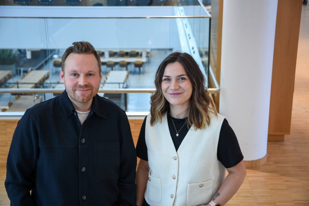 John Hegdal og Nathalie Holmsve.