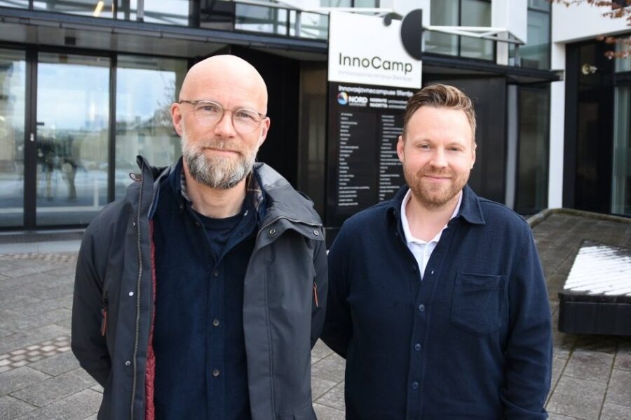 Ove Andreas Gjermstad og John Hegdal. Foto: Svein Leknes